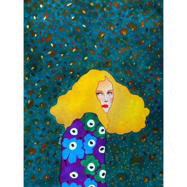 Vivid Girl Colorful Print - 3