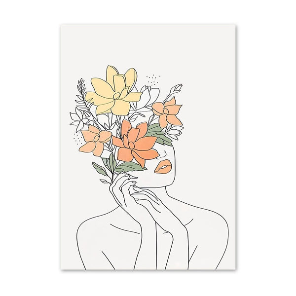 Romantic Style Floral Canvas Prints (+ more styles)