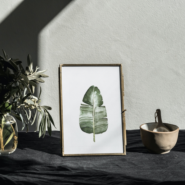 Tropical Style Green Plant Print - 4