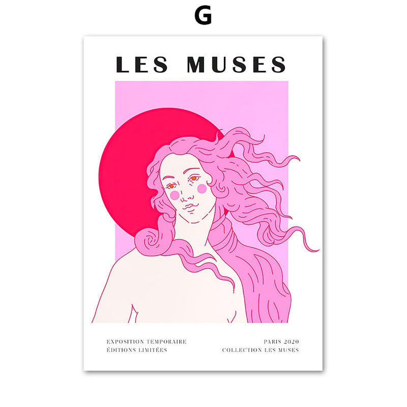 Pink Matisse Les Muses Canvas Artwork ( + more styles)