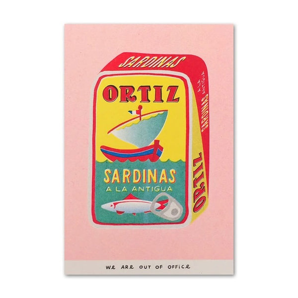 Canned Food Retro Pastel Canvas Prints (+ more styles)