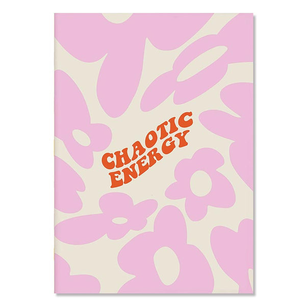 Pastel Pink Groovy Chaotic Energy Canvas Print