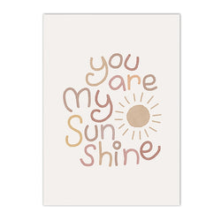 You Are My Sunshine Nursery Wall Art