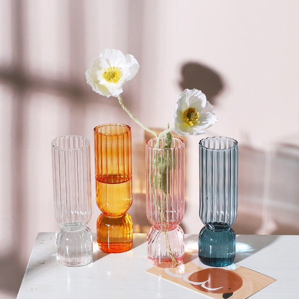 Colorful Glass Decorative Vases