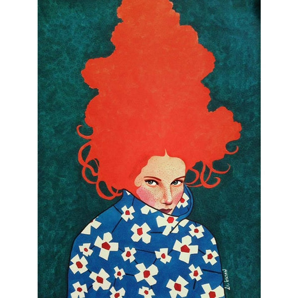 Vivid Girl Colorful Print - 4