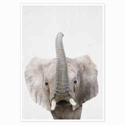 Cute Animal Nursery Print - Elephant