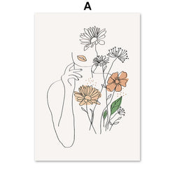 Romantic Style Floral Canvas Prints (+ more styles)