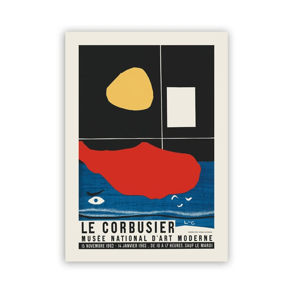 Le Corbusier Exhibition Canvas Prints (+ more styles)