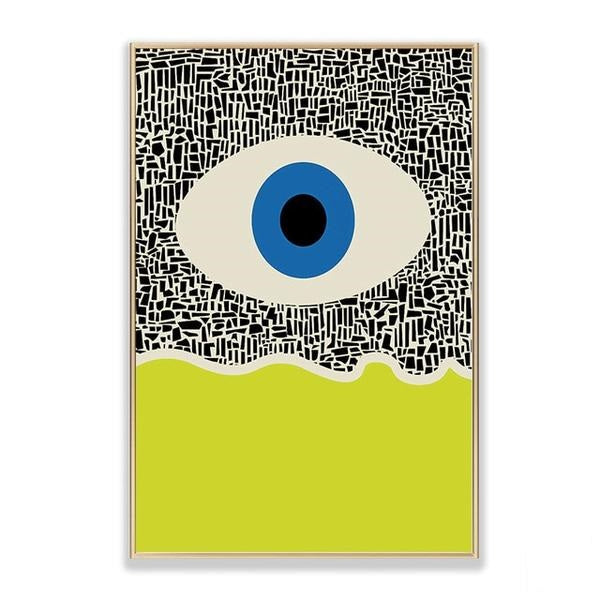 Colorful Hypnotic Eye Canvas