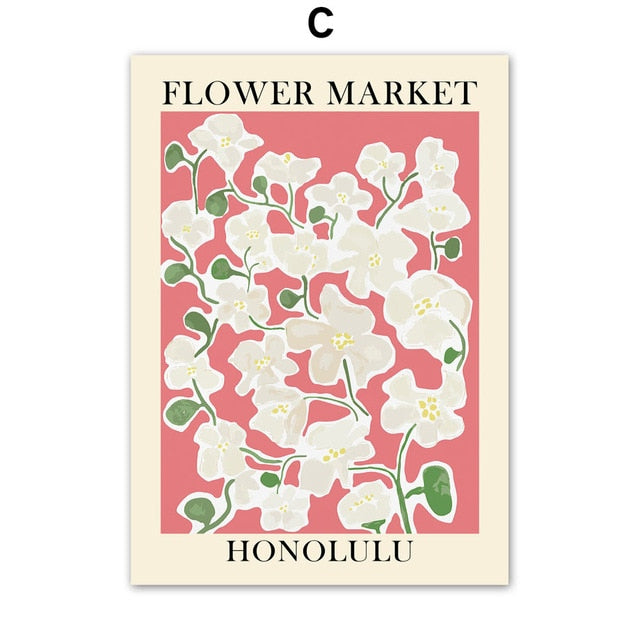 Flower Market Canvas Prints (+ more styles)
