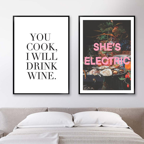 She's Electric Canvas Print ( + more styles)