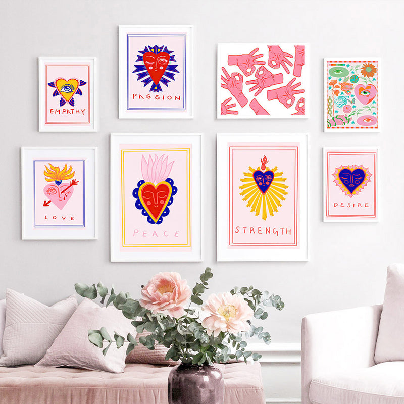 Bright Expressive Canvas Prints  (+ more styles)